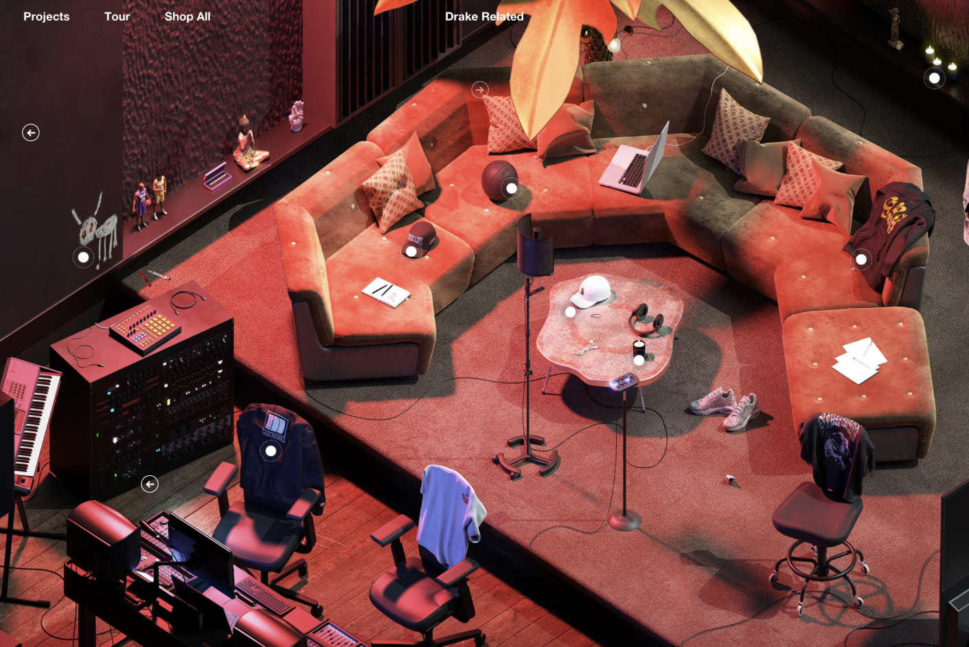 Competitor 3D space examples